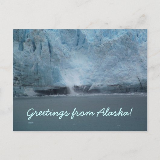Carte Postale Salutations de l'Alaska ! (Devant)
