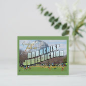 Carte Postale Salutations de l'anarchiste New York City! (Debout devant)