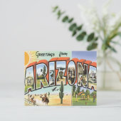 Carte Postale Salutations De L'Arizona (Debout devant)