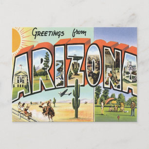 Carte Postale Salutations De L'Arizona