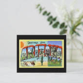 Carte Postale Salutations de l'Arizona (Debout devant)