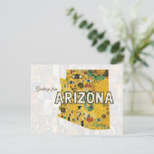 Carte Postale Salutations de l'Arizona (Debout devant)