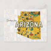 Carte Postale Salutations de l'Arizona (Devant)