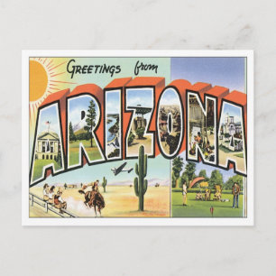 Carte Postale Salutations De L'Arizona