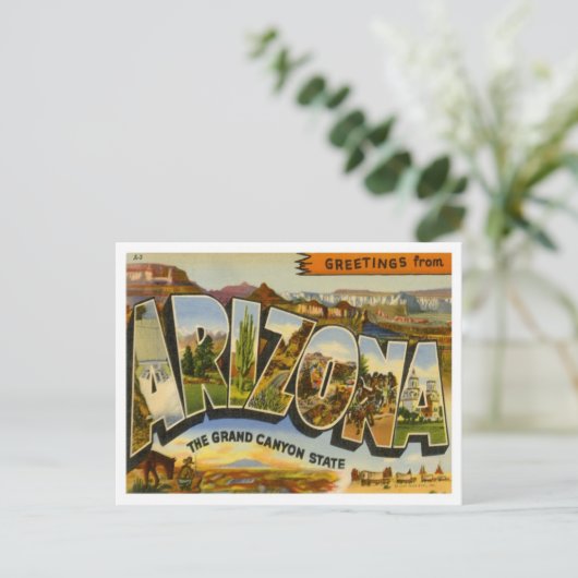 Carte Postale Salutations De L'Arizona (Debout devant)