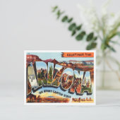 Carte Postale Salutations de l'Arizona, The Grand Canyon State (Debout devant)