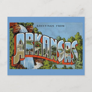 Carte Postale Salutations De L'Arkansas