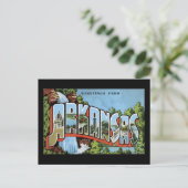 Carte Postale Salutations de l'Arkansas (Debout devant)