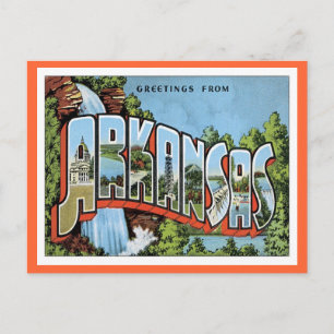 Carte Postale Salutations De L'Arkansas