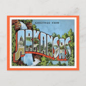 Carte Postale Salutations De L'Arkansas (Devant)