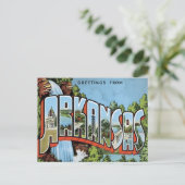 Carte Postale Salutations De L'Arkansas (Debout devant)