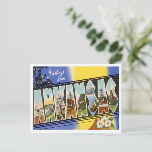 Carte Postale Salutations De L'Arkansas (Debout devant)