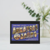 Carte Postale Salutations de l'Arkansas Ozarks (Debout devant)