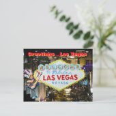 Carte Postale Salutations de Las Vegas (Debout devant)