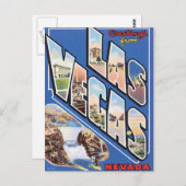 Carte Postale Salutations De Las Vegas (Devant / Derrière)