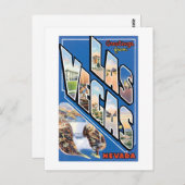 Carte Postale Salutations de Las Vegas ! (Devant / Derrière)