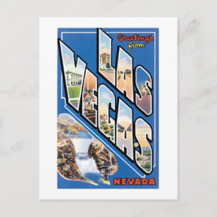 Carte Postale Salutations de Las Vegas !