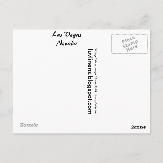 Carte Postale Salutations de Las Vegas (Dos)