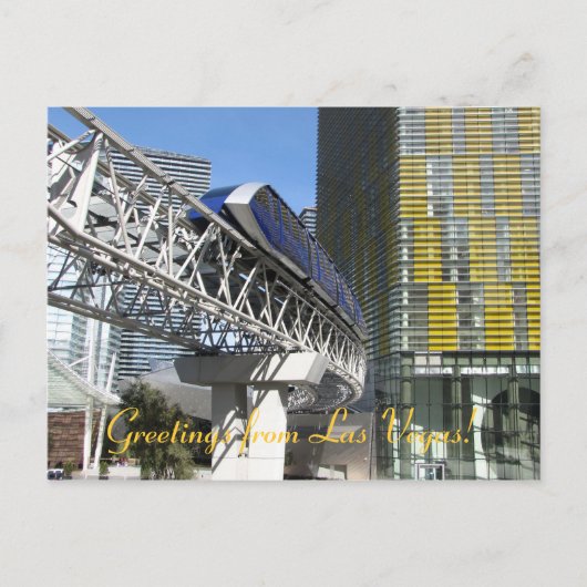 Carte Postale Salutations de Las Vegas ! (Devant)