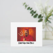 Carte Postale Salutations de l'enfer ! (Debout devant)