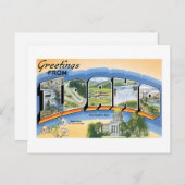 Carte Postale Salutations de l'Idaho ! (Devant / Derrière)