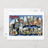 Carte Postale Salutations de l'île de Catalina (Devant / Derrière)