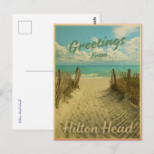 Carte Postale Salutations de l'île de Hilton Head 2025 (Devant / Derrière)