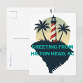 Carte Postale Salutations de l'île de Hilton Head 2025 (Devant / Derrière)