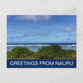 Carte Postale salutations de l'île de nauru (Devant)