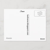 Carte Postale Salutations de l'Iowa (Dos)