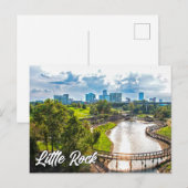Carte Postale Salutations De Little Rock, Arkansas, États-Unis (Devant / Derrière)