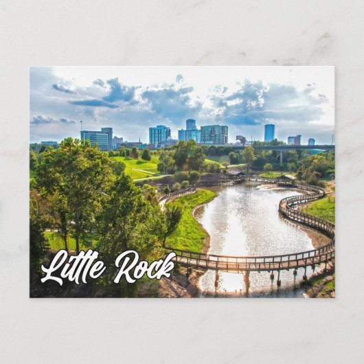 Carte Postale Salutations De Little Rock, Arkansas, États-Unis (Devant)