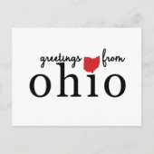 Carte Postale Salutations De L'Ohio (Devant)