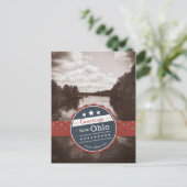 Carte Postale Salutations de l'Ohio - Vintage (Debout devant)