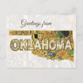 Carte Postale Salutations de l'Oklahoma (Devant)