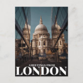 Carte Postale salutations de Londres (Devant)