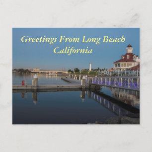 Carte Postale Salutations De Long Beach California