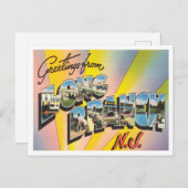 Carte Postale Salutations de Long Branch, New Jersey Travel (Devant / Derrière)