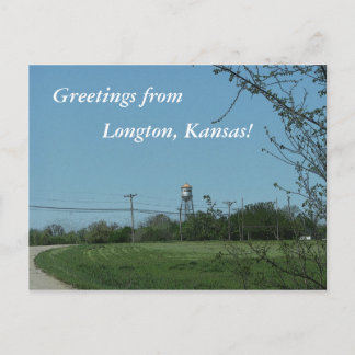 Carte postale : Salutations de Longton, Kansas !