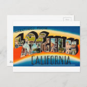 Carte Postale Salutations De Los Angeles (Devant / Derrière)
