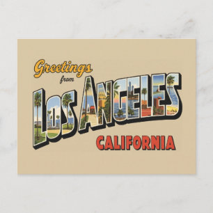 Carte Postale Salutations de Los Angeles