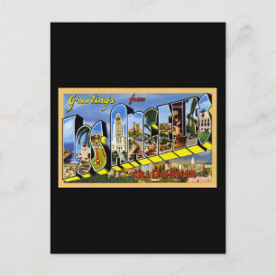Carte Postale Salutations de Los Angeles California