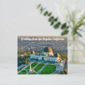 Carte Postale Salutations de Los Angeles, California Postcard (Debout devant)