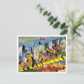 Carte Postale Salutations de Los Angeles, Californie Travel (Debout devant)