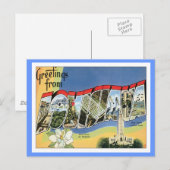 Carte Postale Salutations De Louisiane (Devant / Derrière)
