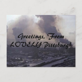 Carte Postale Salutations, De LOVELY Pittsburgh