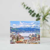 Carte Postale Salutations De Lucerne, Suisse (Debout devant)