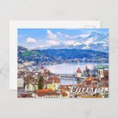 Carte Postale Salutations De Lucerne, Suisse (Devant / Derrière)