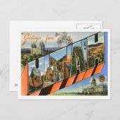 Carte Postale Salutations De L'Utah (Devant / Derrière)