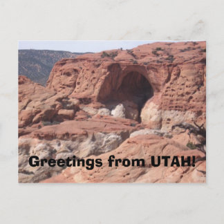 Carte Postale Salutations de l'UTAH !